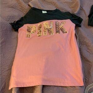 PINK VS bling short sleeve